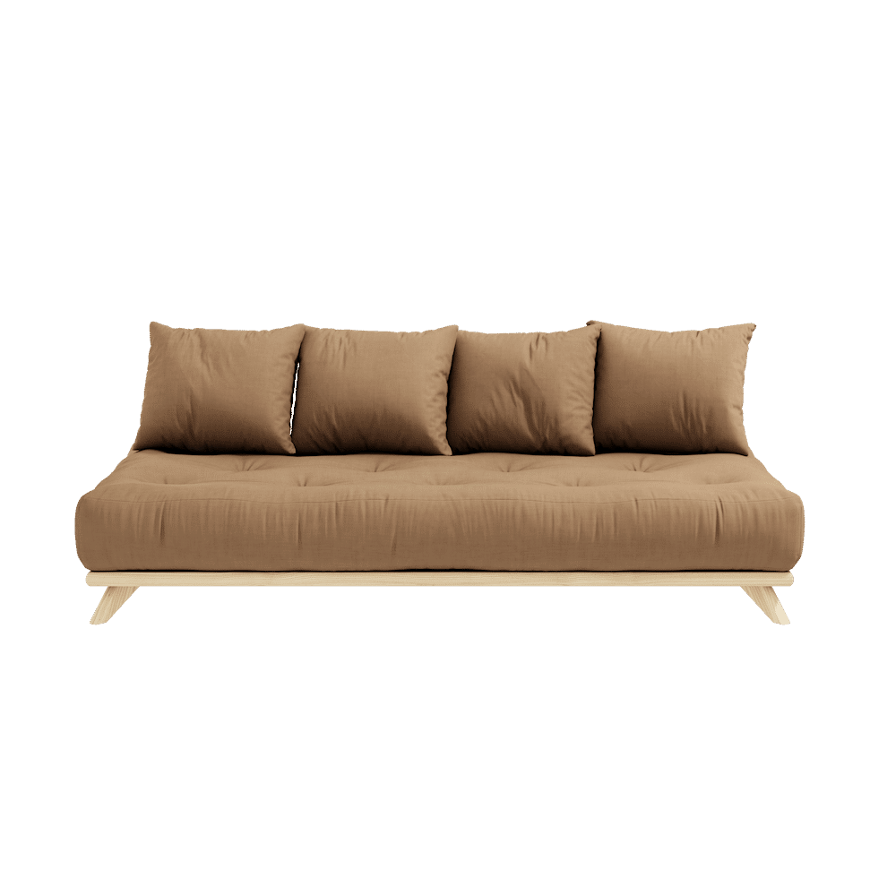 Karup Design SENZA DAYBED KLAR LACKIERT MIT SENZA DAYBED MATRATZENSATZ MOKKA