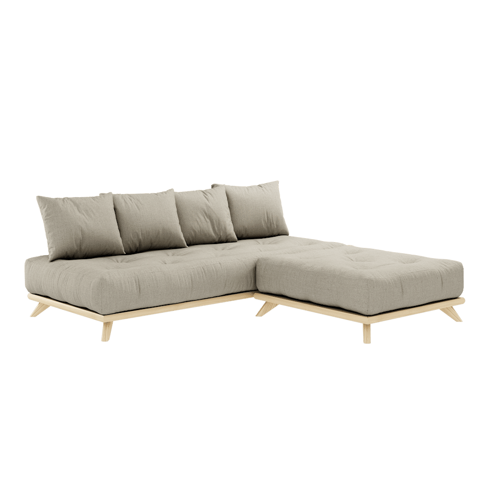 Karup Design OHNE TAYBED KLARE LACQUERED W. OHNE DAYBED MATRATZE SET LINEN