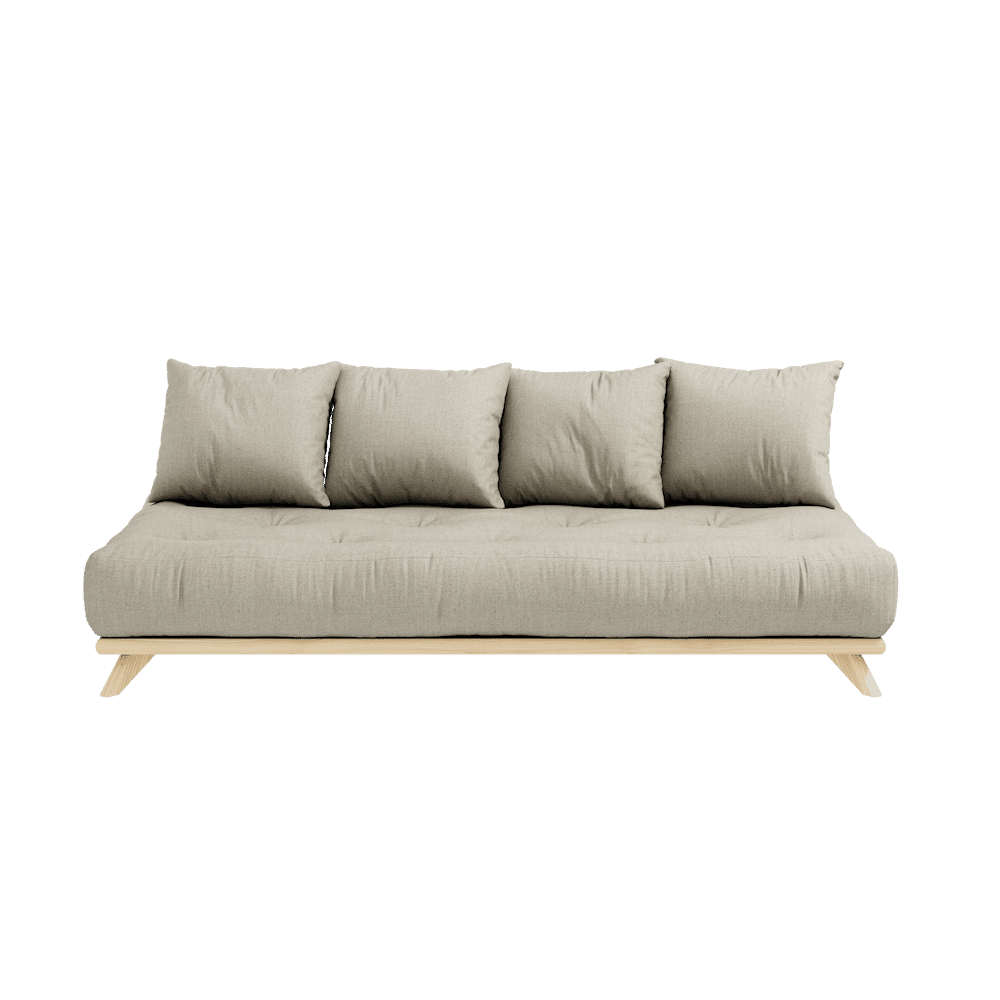 Karup Design OHNE TAYBED KLARE LACQUERED W. OHNE DAYBED MATRATZE SET LINEN