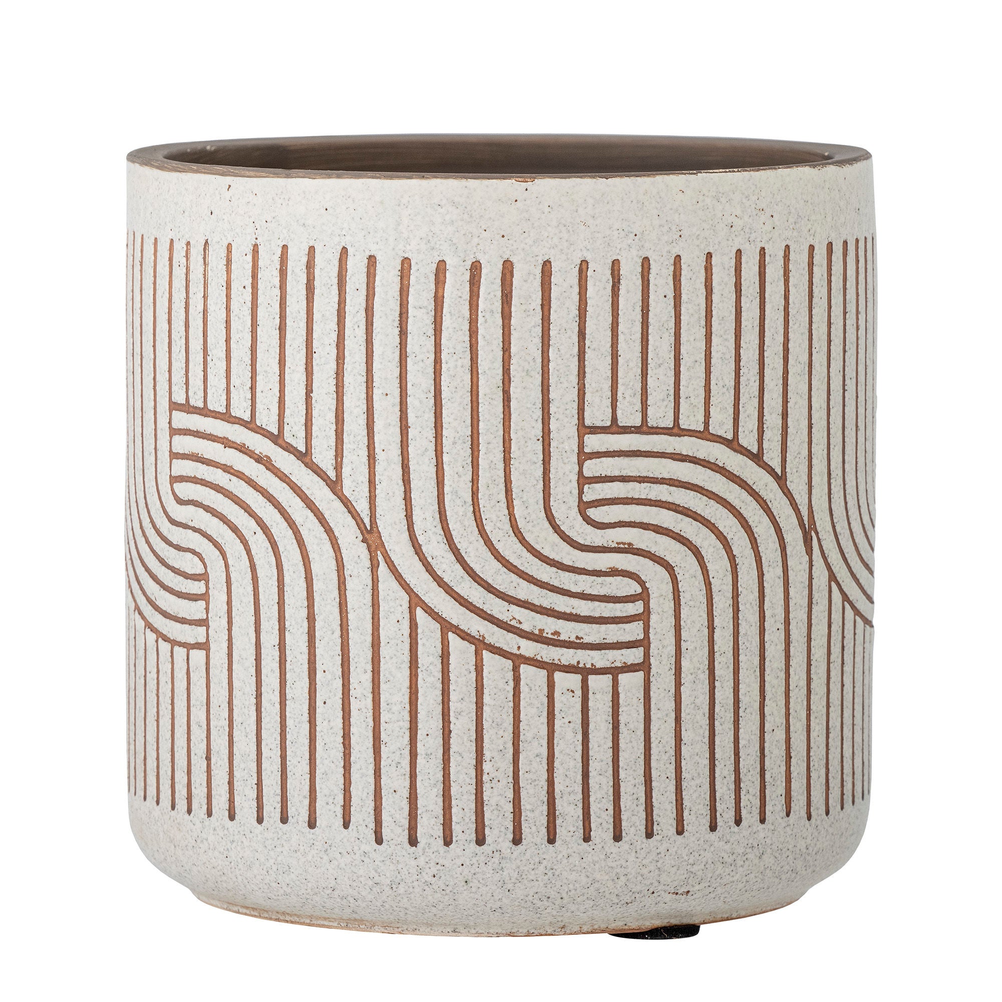 Bloomingville Cenzia Deco Pot de Fleurs Nature Terre Cuite