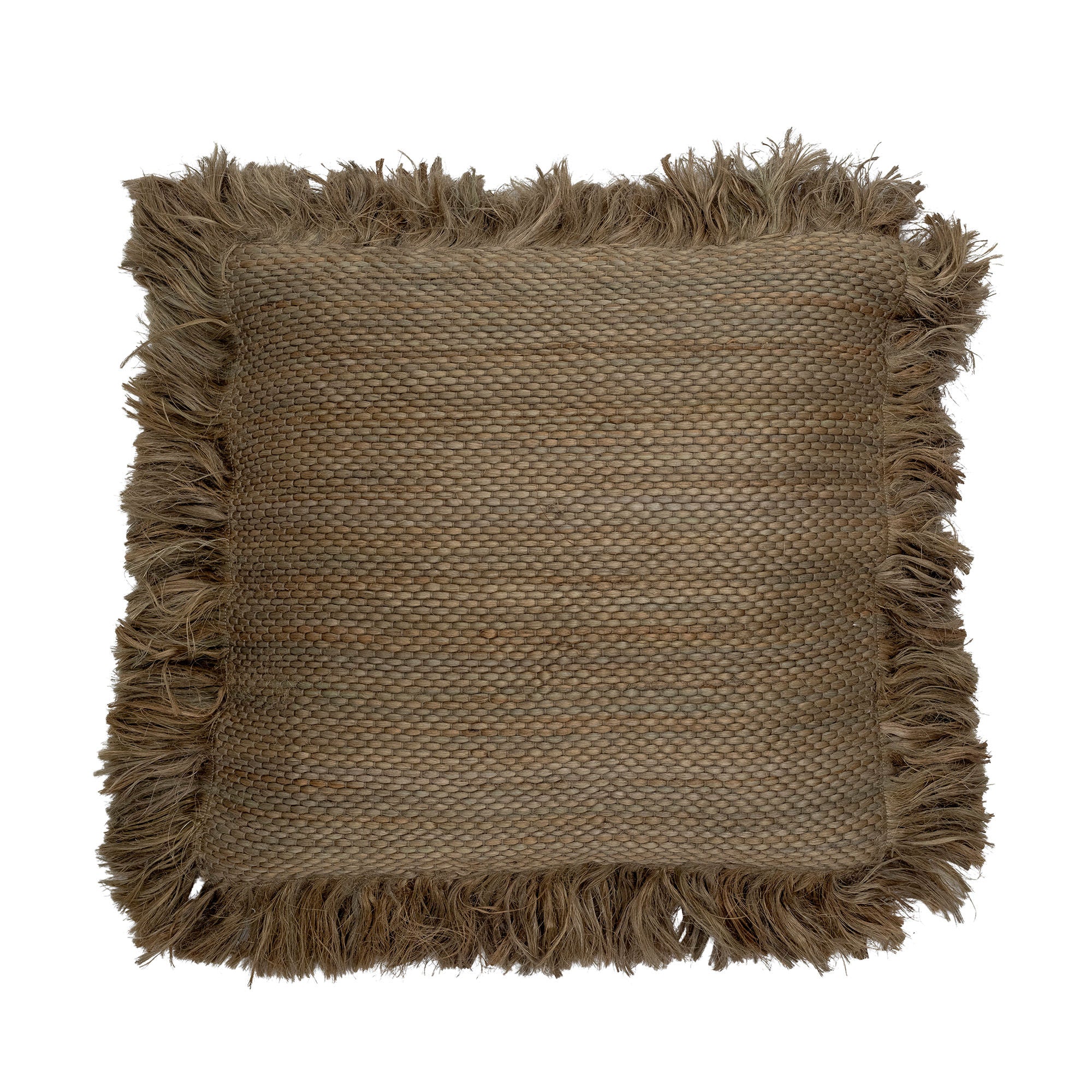 Bloomingville Coussin Enola, Vert, Jute