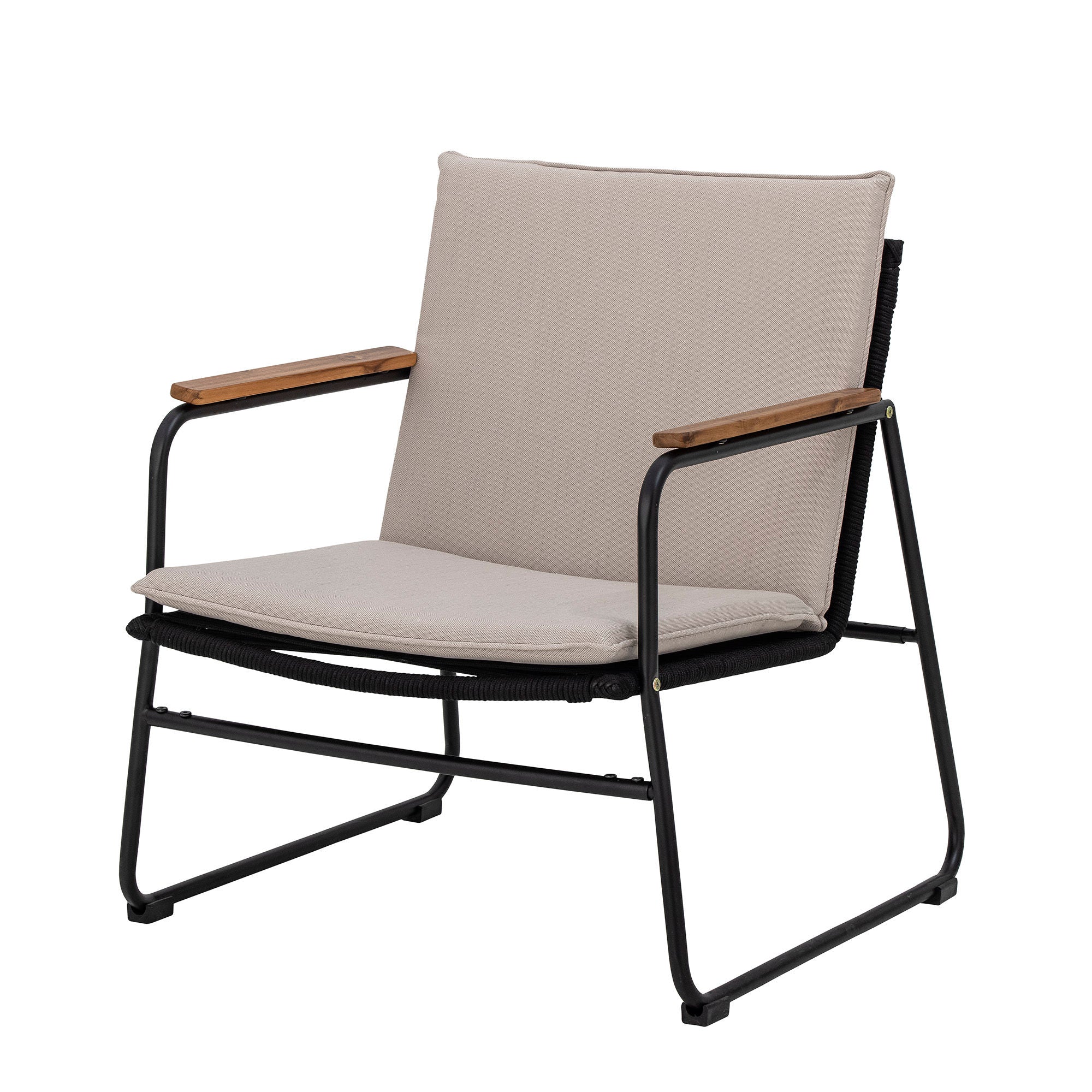 Bloomingville Hampton Chair, Noir, Métal