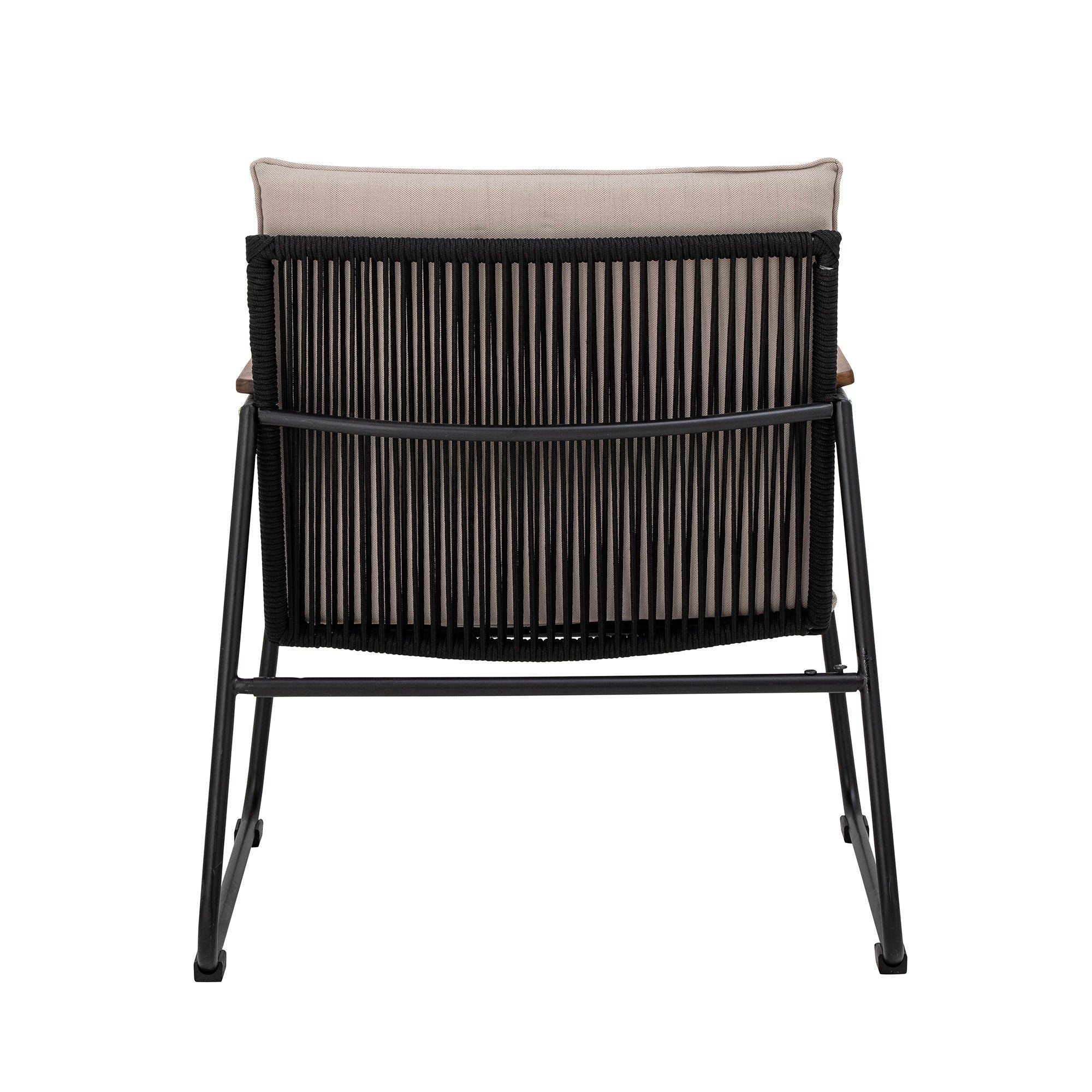 Bloomingville Silla Hampton, Negro, Metal