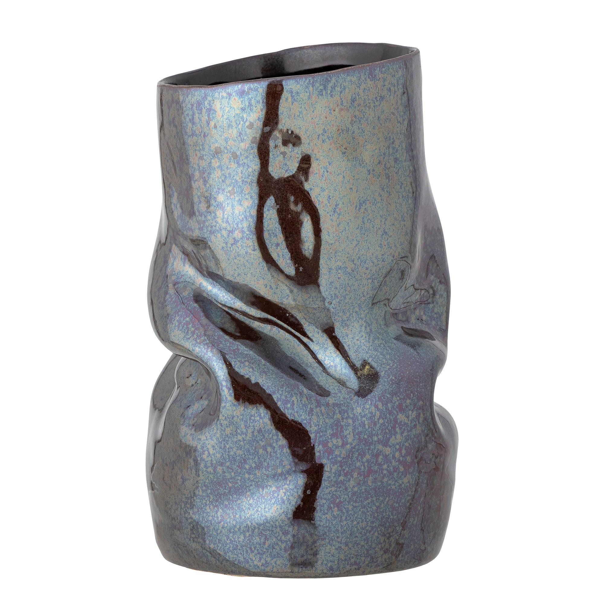 Blooming ville Apio Vase, Schwarz, Steinzeug