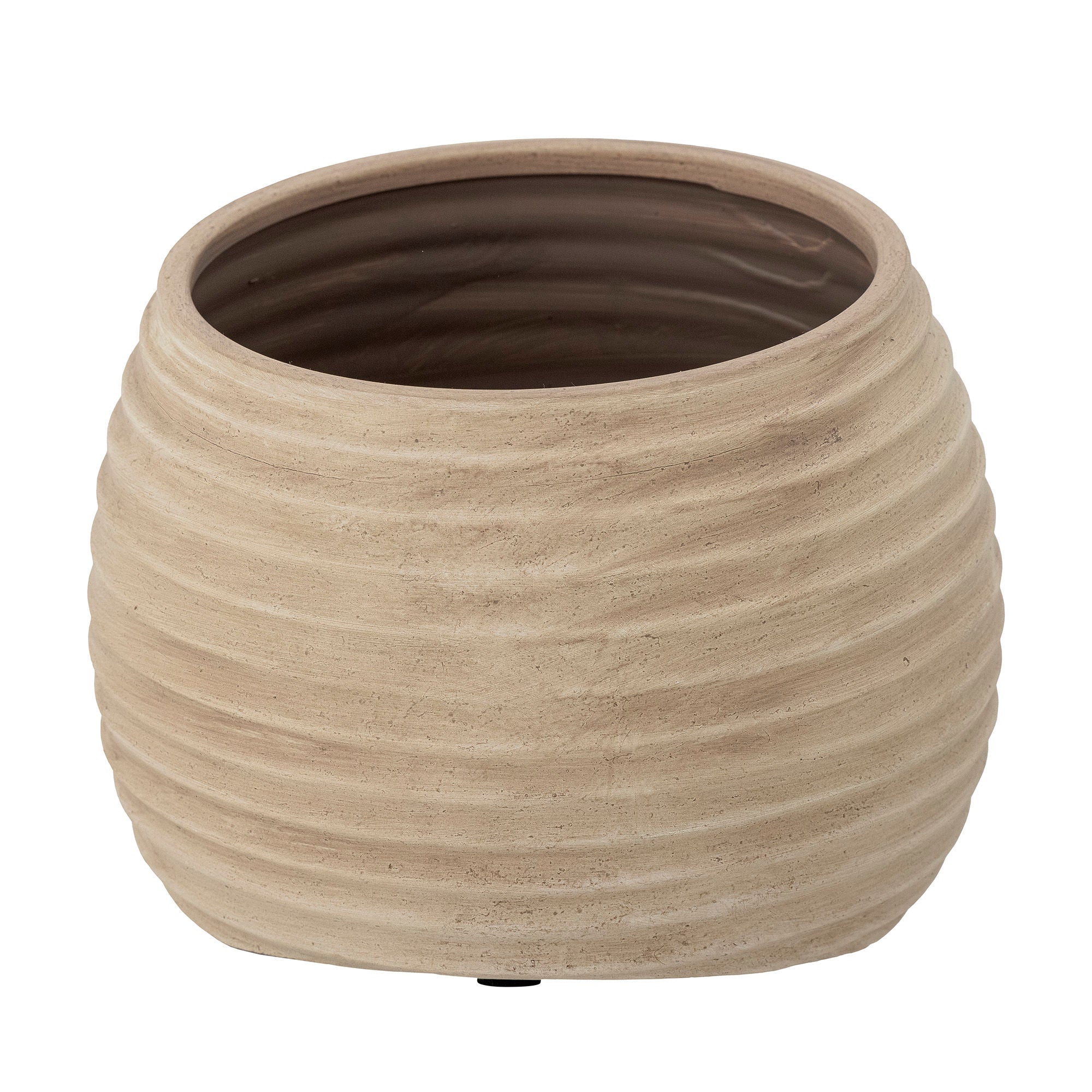 Bloomingville Cimmy Deco Pot de fleurs Marron Terre cuite