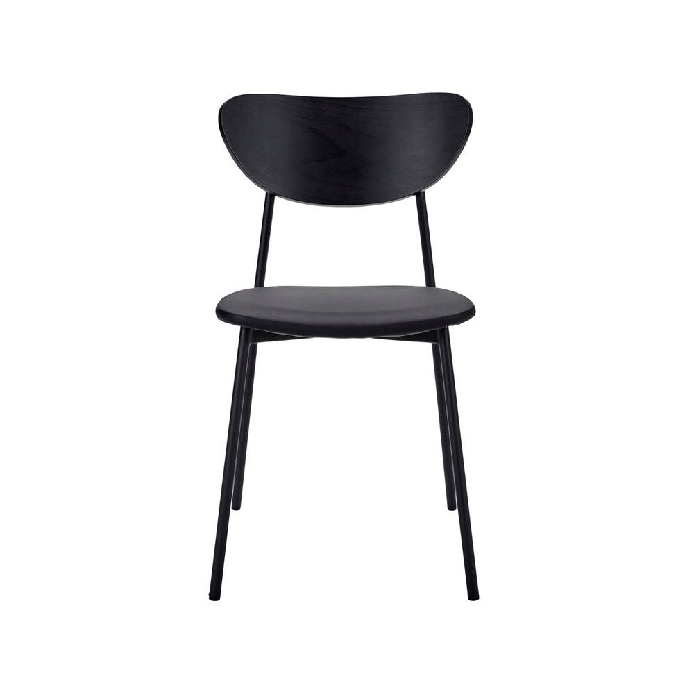 Silla House Doctor, mostaza, negra