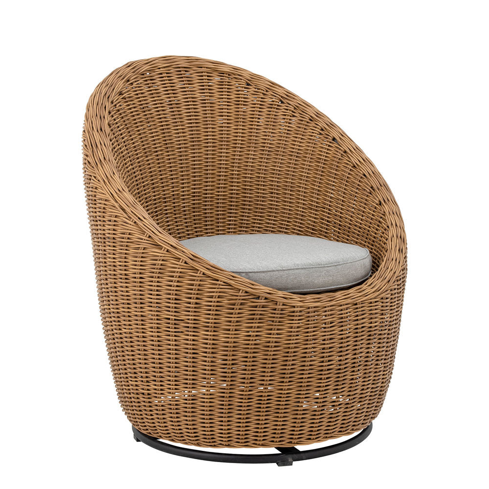 Bloomingville Fauteuil Roccas, Marron, Polyrattan